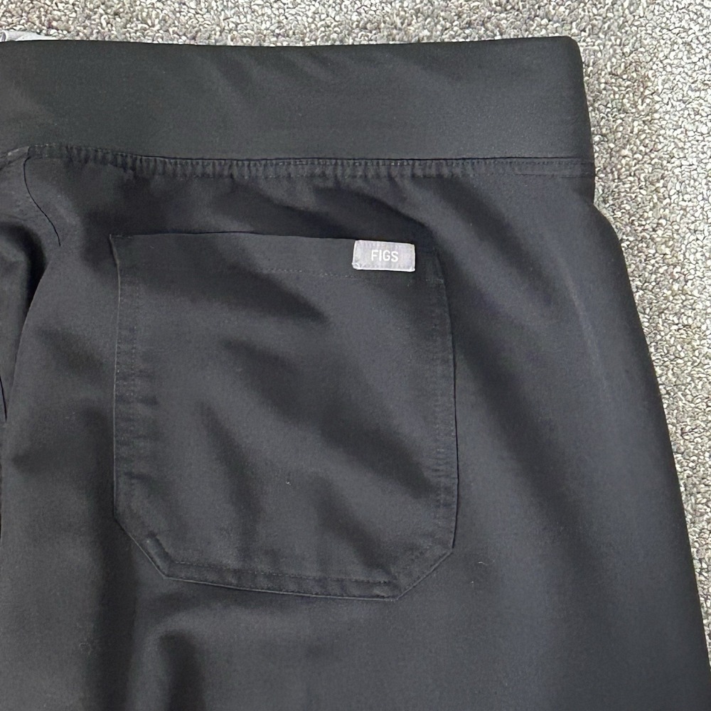 FIGS Technical Collection Scrub Pants -Mens XL/T- Black Tall 33" Inseam Stretch - Picture 7 of 10